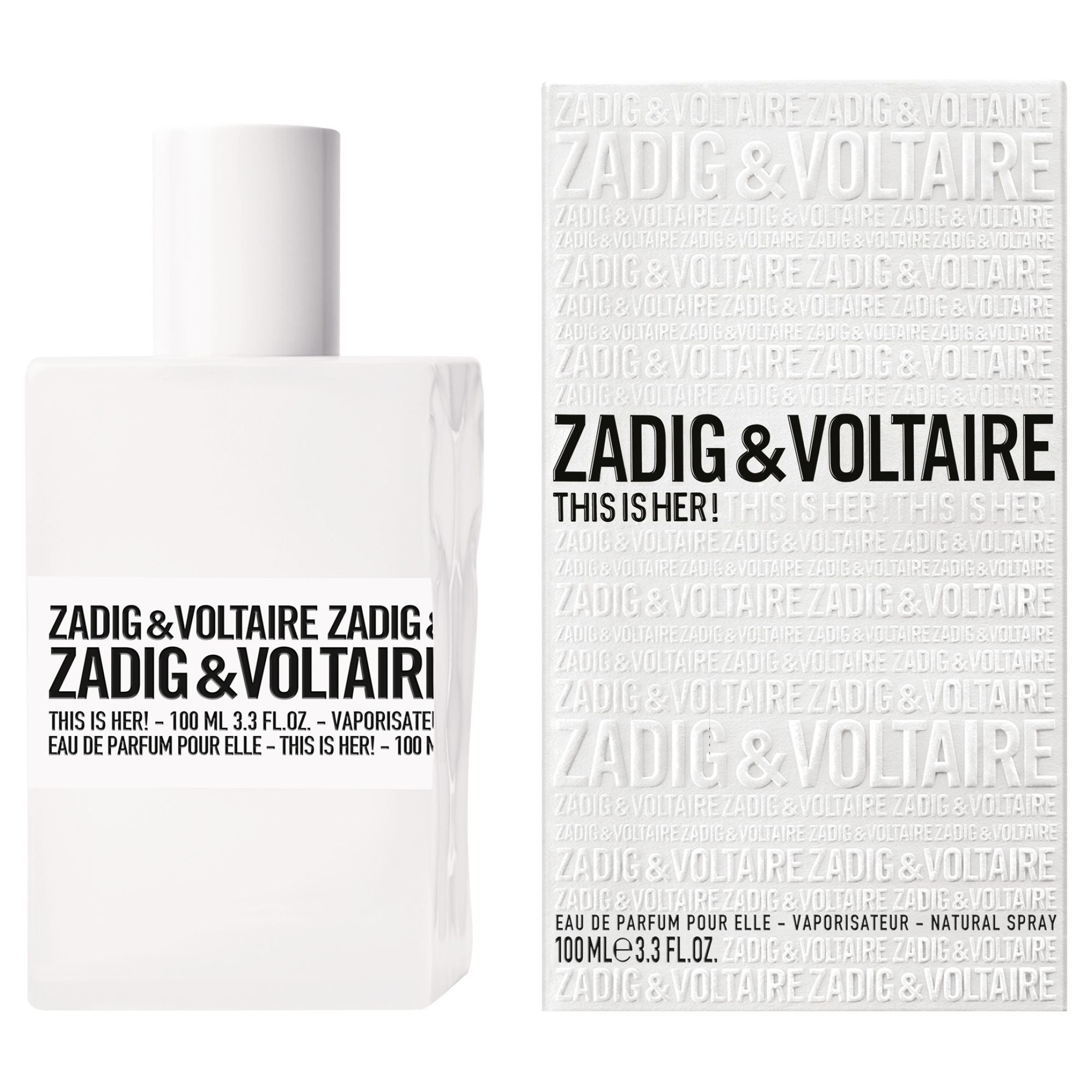 Zadig &amp; Voltaire This is Her eau de parfum pour elle 100ml ( scatolato)